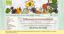 Desktop Screenshot of gewuerzstuebchen.com